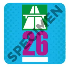 Verkaufe 2 günstige Autobahnvignetten 2026 CH - auch einzeln